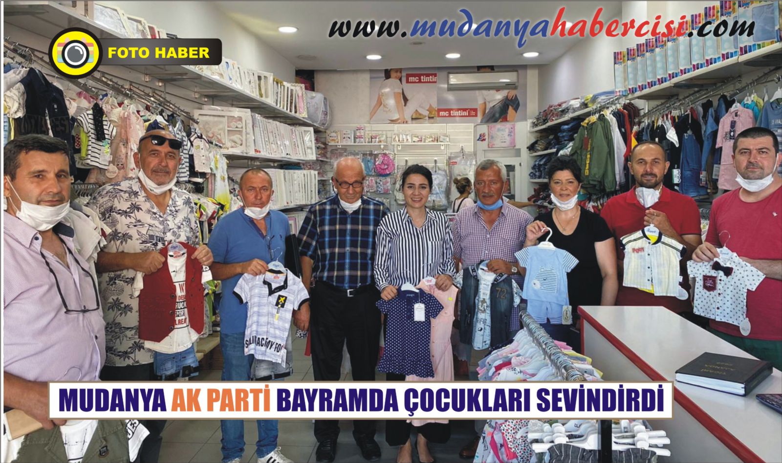 MUDANYA AK PART BAYRAMDA OCUKLARI SEVNDRD